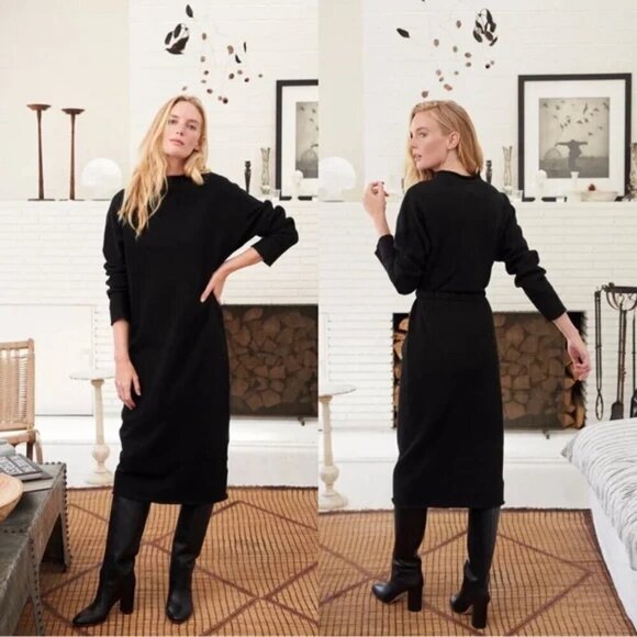 Frank & Eileen Isabelle Funnel Neck Dress - Picture 1 of 8